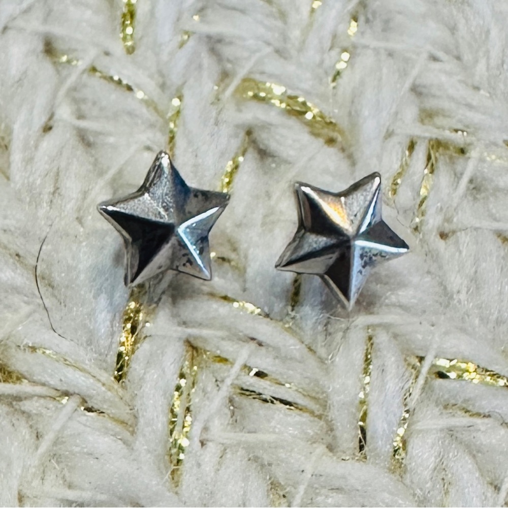 James Avery Silver Star Earrings